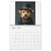 KI von Steampunkkatzen und Hunden Kalender (Feb 2026)