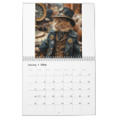 KI von Steampunkkatzen und Hunden Kalender (Jan 2026)