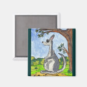 Kia das Kangaroo Magnet (Vorderseite/Rückseite)