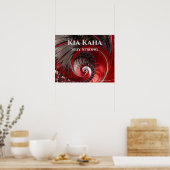 Kia Kaha Bleibe Strong thematisch Poster (Küche)