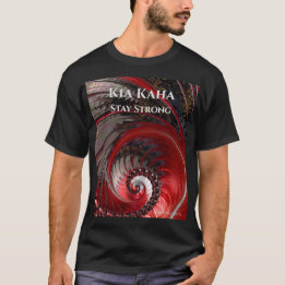 Kia Kaha Bleibe Strong themed Man's T - Shirt