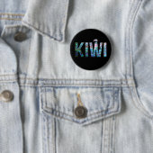 KIA ORA KIWI GREETING 6 CM RUNDABZEICHEN BUTTON (Beispiel)