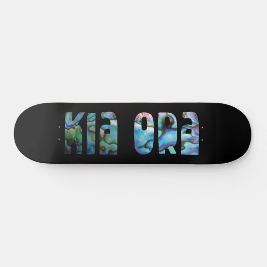 KIA ORA KIWI GREETING SKATEBOARD (Horizontal)