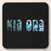 KIA ORA KIWI GREETING STONE UNTERSETZER (Vorderseite)