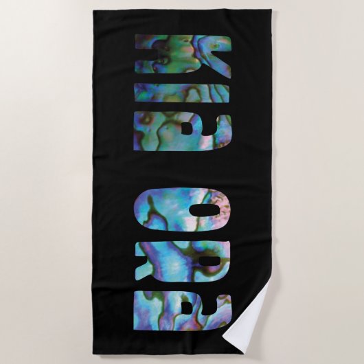 KIA ORA KIWI GREETING STRANDTUCH (Vorderseite)