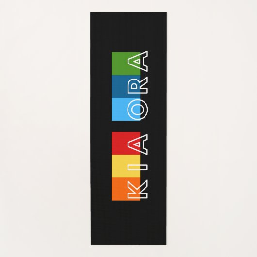 Kia Ora, Kiwi Gruß aus Neuseeland Yogamatte (Vorderseite)