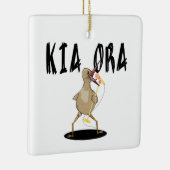 Kia Ora Kiwi Keramikornament (Rechts)