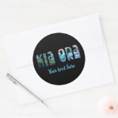 KIA ORA KIWI PAUA ROUND STICKER (Umschlag)