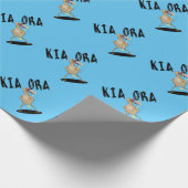 Kia ora Kiwi Te Reo Greeting Geschenkpapier (Ecke)