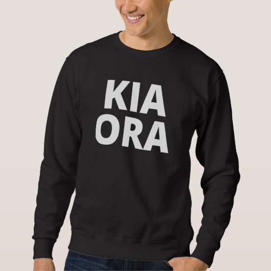 Kia Ora Neuseeland Maori Sweatshirt (Vorderseite)