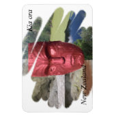 Kia Ora Neuseeländischer Magnet (Vertikal)