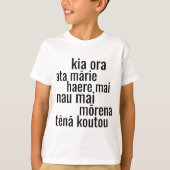 KIA ORA NZ MĀORI KIWI GREETINGS NEW ZEALAND T-Shirt (Vorderseite)