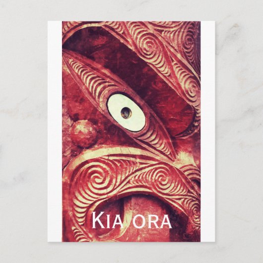 Kia ora postkarte (Vorderseite)