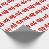 Kia Ora Te Reo Maori Language Retro Telefon Geschenkpapier (Ecke)