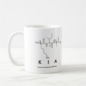 KIA-Peptidnamen-Tasse Kaffeetasse (Links)