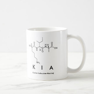 KIA-Peptidnamen-Tasse Kaffeetasse