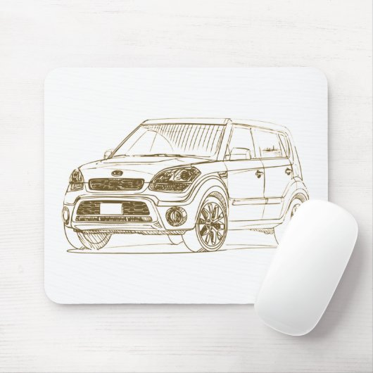 KIA-Soul 2012 Mousepad (Mit Mouse)