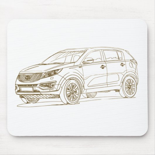 Kia Sportage 2014 Mousepad (Vorne)