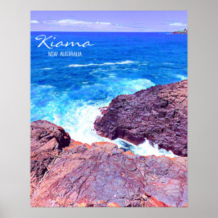 Kiama South Coast NSW Australien Poster