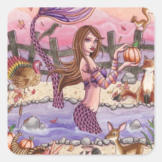 Kiandra - Erntedank Mermaid Sticker (Vorderseite)