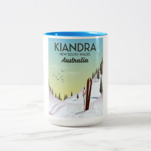 Kiandra New South Wales Australien Ski Zweifarbige Tasse