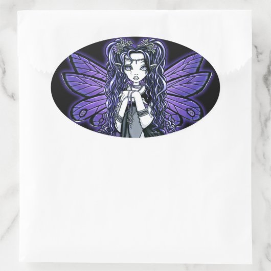 "Kiara" Gothic Butterfly Fairy Princess Stickers (Tasche)