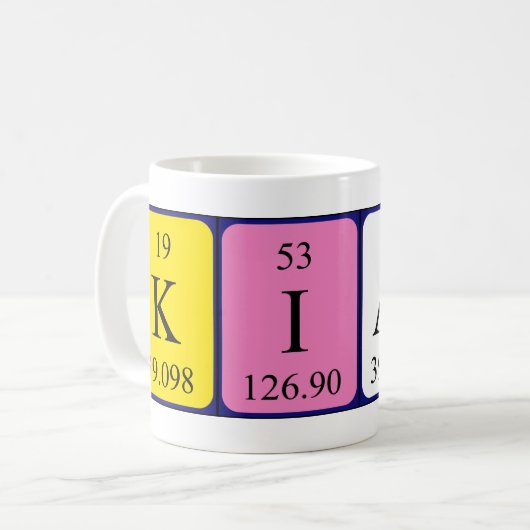Kiarra Periodenname Tasse (Vorderseite Links)