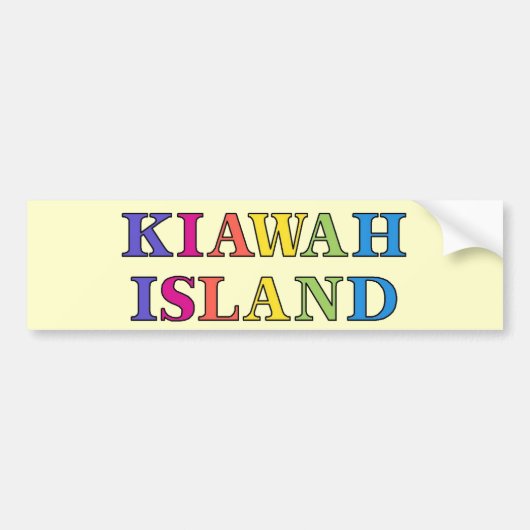 Kiawah Island Autoaufkleber (Vorne)