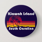 Kiawah Island Beach South Carolina Button (Vorderseite)