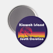 Kiawah Island Beach South Carolina Magnet (Vorderseite/Rückseite)
