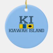 Kiawah Island. Keramik Ornament (Hinten)