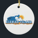 Kiawah Island. Keramik Ornament<br><div class="desc">Kiawah Island.</div>
