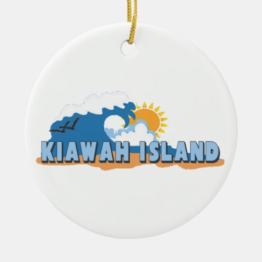 Kiawah Island. Keramik Ornament (Vorne)