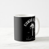 Kiawah Island Sc Park Palm Tree Golf Kaffeetasse (VorderseiteRechts)