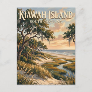 Kiawah Island South Carolina Postkarte