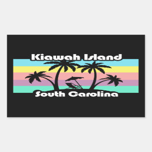 Kiawah Island South Carolina Rechteckiger Aufkleber