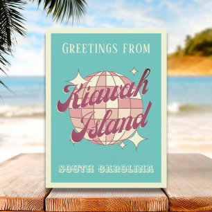 Kiawah Island South Carolina USA Retro-Postkarte Postkarte