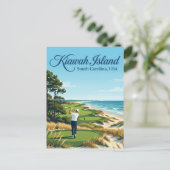 Kiawah Island USA Postkarte (Stehend Vorderseite)