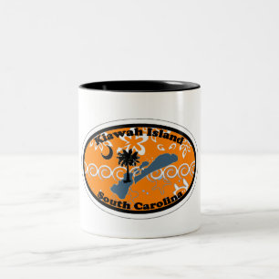Kiawah Island. Zweifarbige Tasse