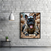 Kibble eingeklemmt: Knochen gesichert Poster