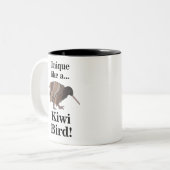 Kibitzvogel Zweifarbige Tasse (Vorderseite Links)