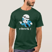 Kibo-chan pointing and checking T-Shirt (Vorderseite)