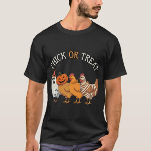 Kiche oder Leckerei Halloween Ghost Mummy Hexe Spo T-Shirt