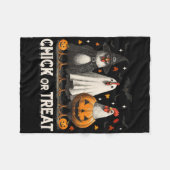 Kiche oder Leckerei Spooky Chicken Halloween Spook Fleecedecke (Vorderseite (Horizontal))