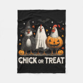 Kiche oder Leckerei Spooky Chicken Halloween Spook Fleecedecke (Vorderseite)