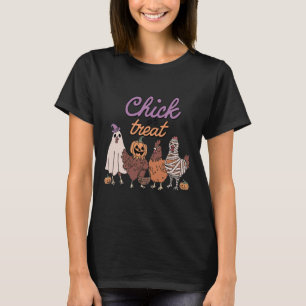 Kiche oder Leckerei Witziges Halloween für Hühner T-Shirt