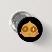 Kichererbse kawaii button (Vorne & Hinten)