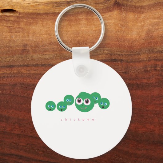 Kichererbse Schlüsselanhänger (Vorderseite)