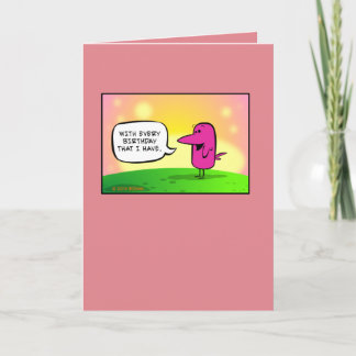 "Kichererbsen!" Geburtstagskarte #101 Karte