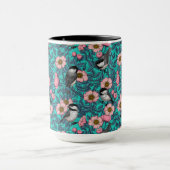 Kichererbsen in freier Rose, rosa und blau Tasse (Zentrum)